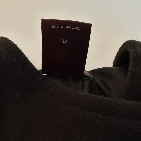 Multiples Embroidered Black White Band Collar Jacket Coat - Medium - Picture 7 of 13